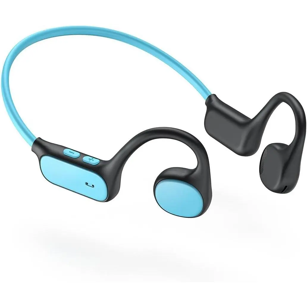 Air Conduction Open Ear Bluetooth Headphones for Kids, Bluetooth 5.4 Clear Audio, 360° Bending Ultra-Light Wireless for Travel, School, Sports, OutdoorGift