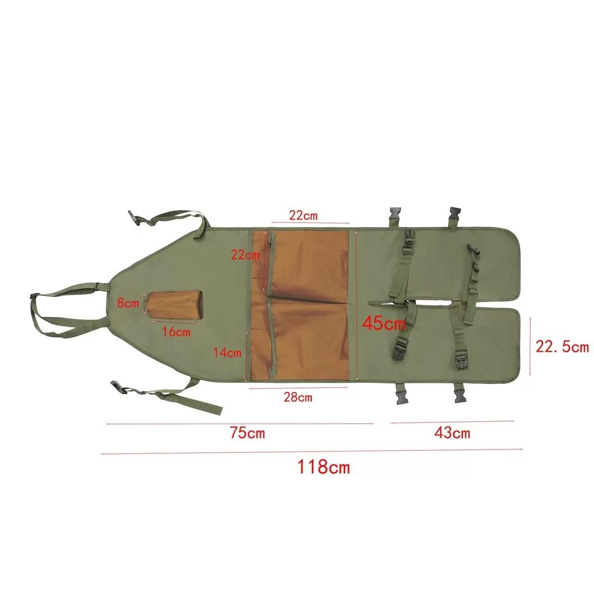 Garden Apron Gardening Knee Protector Multi-Pocket Outdoor Apron, Anti-Dirty Apron for Plant Trimming and Picking