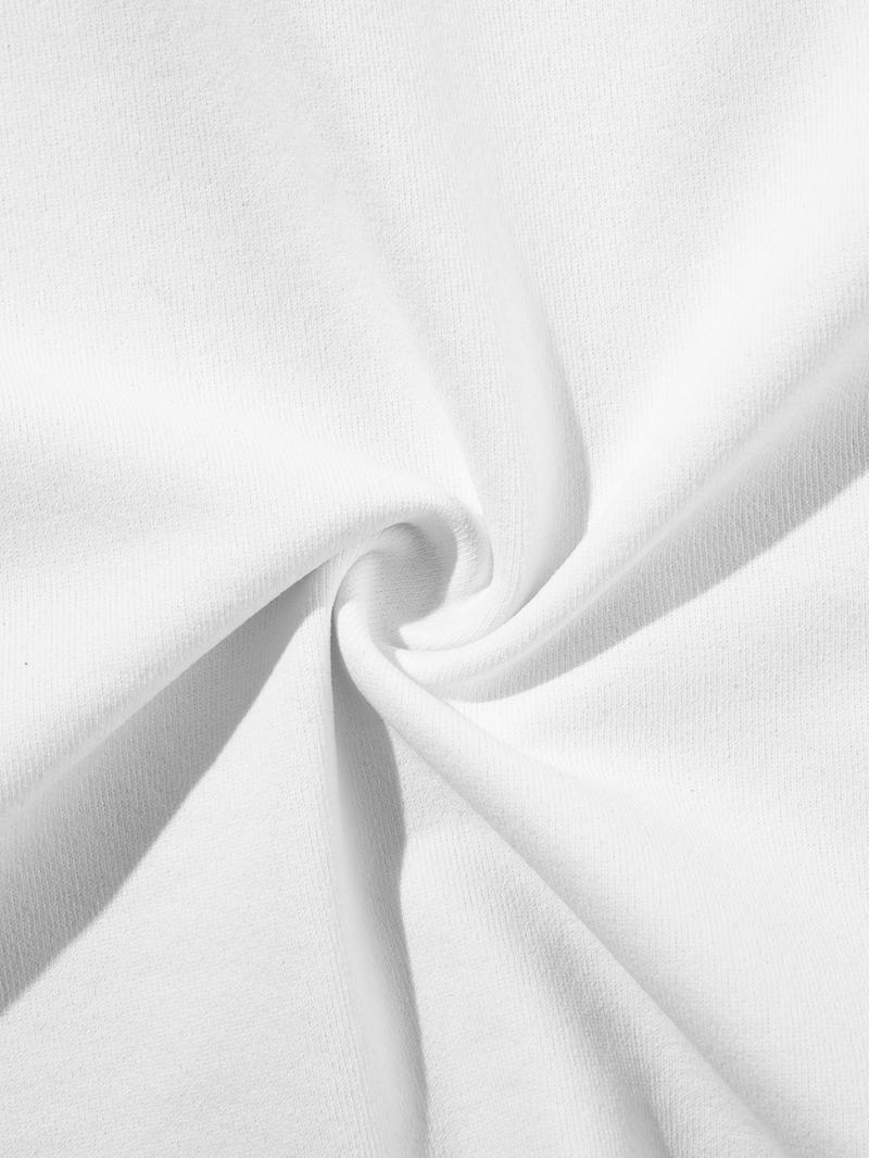 Men's Regular Fit Solid Drop Shoulder Half Sleeve Tee, Casual Comfy Round Neck T-shirt for Summer, Fashion Men's Top for Daily Wear