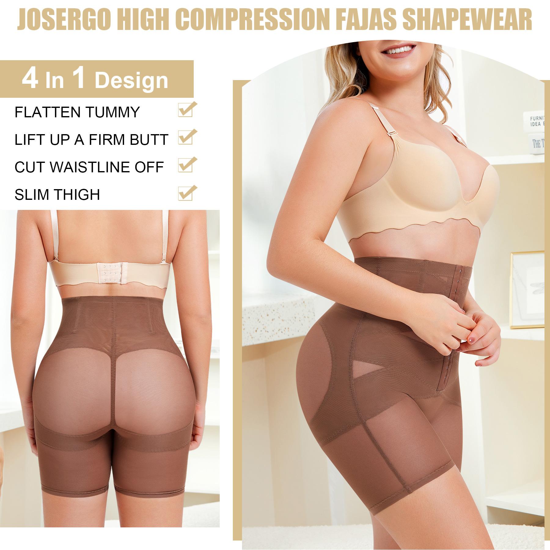 Women's Strong Compression Shapewear Underwear, High Waisted Shapewear, Waist Cinching Butt Lifting Shorts, Slimming Body Shaper Panties for Women