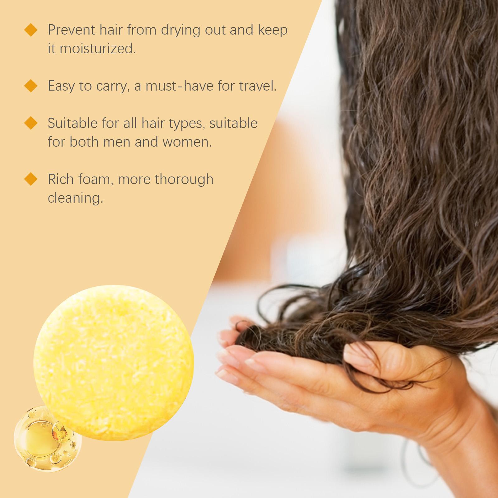 Turmeric Coconut Oil Shampoo Bar, Natural Hair Care, Moisturizing & Nourishing, Sulfate-Free Formula, Ideal for All Hair Types