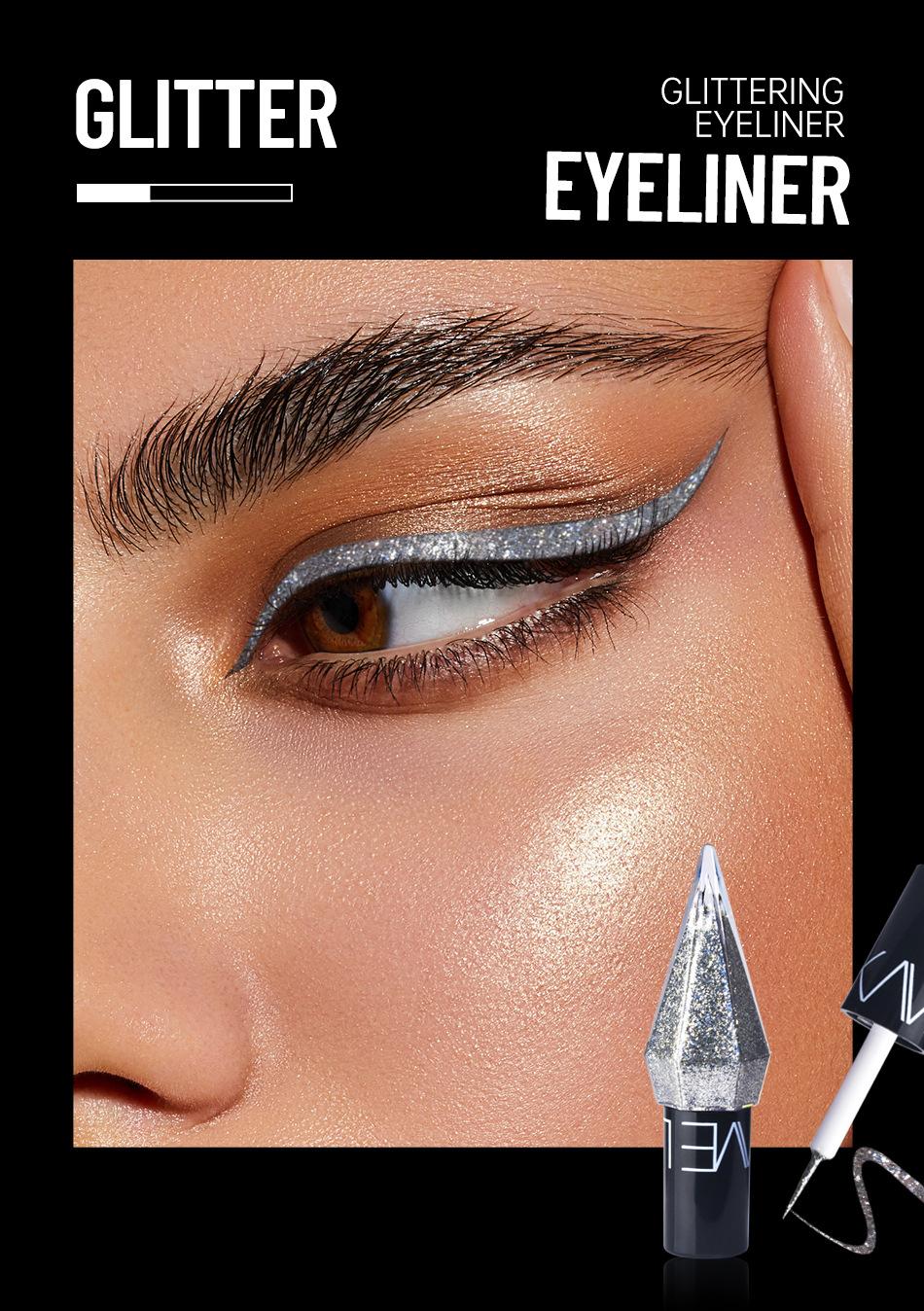 5 Pcs Pearlescent Glitter Eyeliner Liquid Set Makeup Long Lasting Glam Waterproof Ultra Fine Eyeshadow Cream Shimmering Eye Highlighter All Skin Types Cosmetic 5 Pcs Pearlescent Glitter Eyeliner Liquid Set Makeup Long Lasting Glam Waterproof Ultra Fine Eyeshadow Cream Shimmering Eye Highlighter All Skin Types Cosmetic