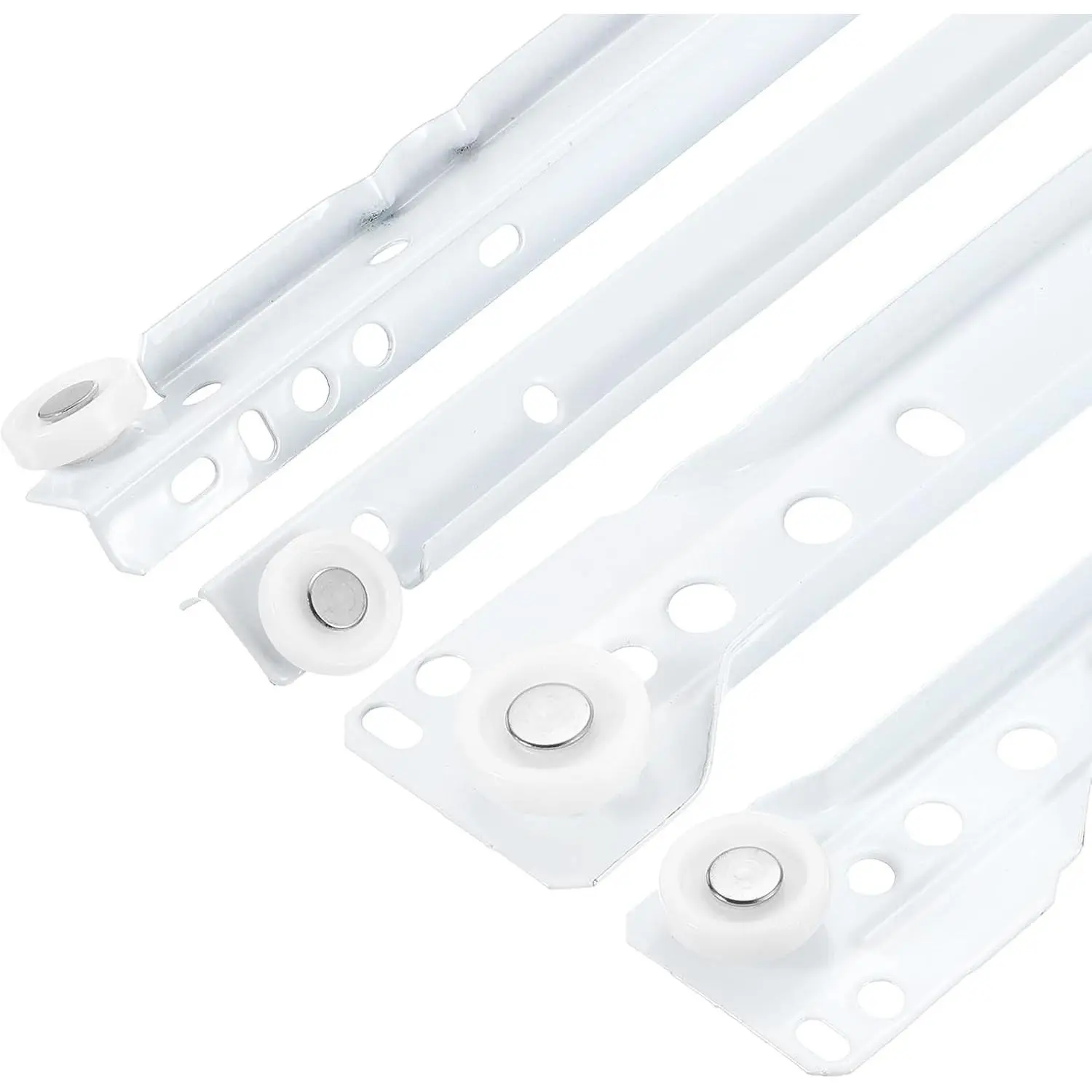 1 Pair Drawer Slides, 22 Inch Drawer Slide Heavy Duty Side Bottom Mount Drawer Glides Replacement for Cabinet Dresser Drawers