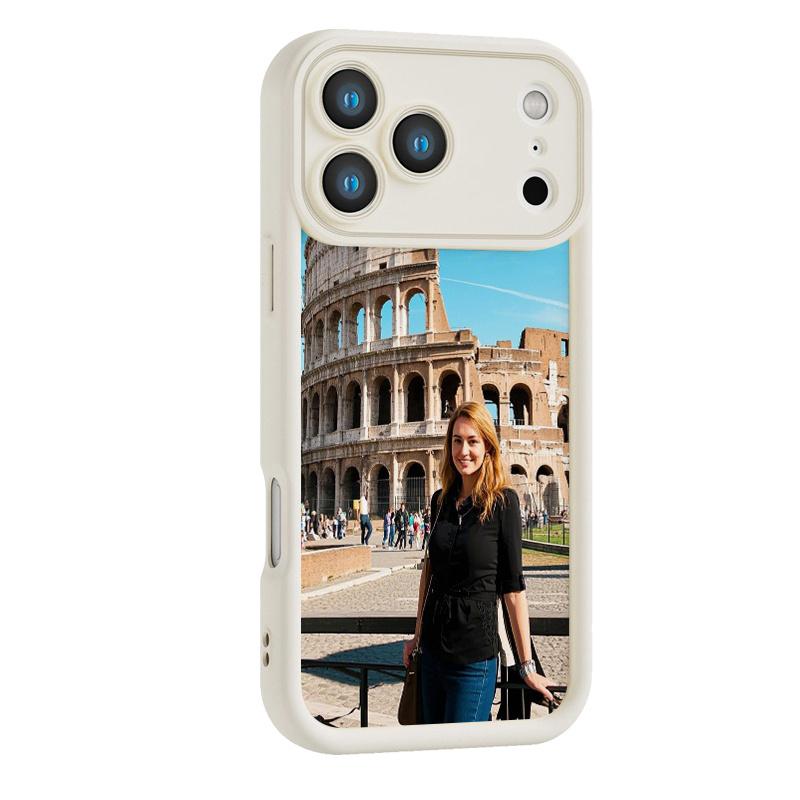 Phone case: DIY customized heart photo shockproof phone case, suitable for the back cover of iPhone 17/16/15/14/13/12/11 Pro Max/Xs Max/X/17 AIR phones