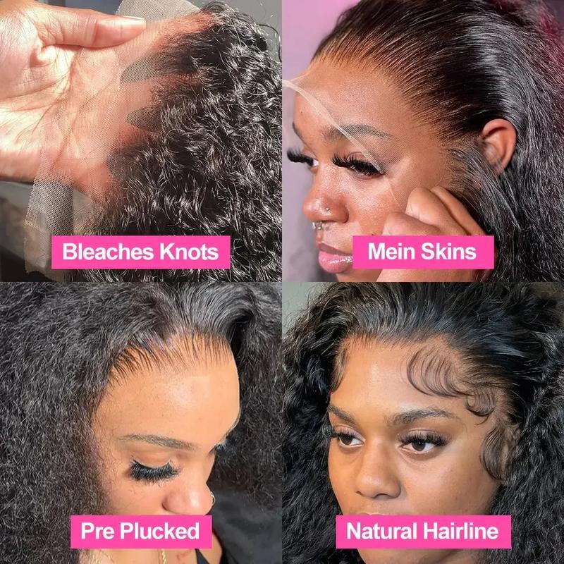 Bling Hair 180 Density 13x4/6 Hd Lace Frontal Wigs Brazilian 34 36 Inch Deep Wave Curly Real Hair Wigs 13x4 Glueless Drawstring Deep Wave Wig For Black Women Preplucked  TikTokShopHolidayHaul