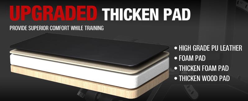 MIKOLO Adjustable Weight Bench, Workout Bench Press Set, Removable Leg Support for Flat Incline Decline Sit Up Bench, Vertical Storage Space-Saving Multi-Functional Home Gym EquipmentMIKOLO