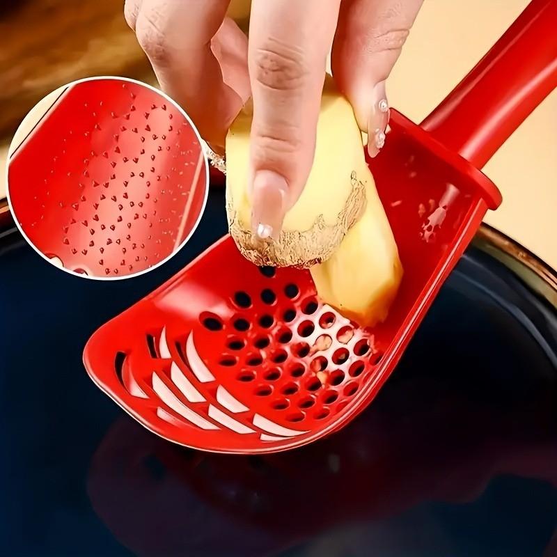 2pcs Multifunctional Kitchen Cooking Spoon, All-In-One Gadget for Grating, Mashing, Beating & Separating, Essential Kitchen Tool, Cooking Spoons Set