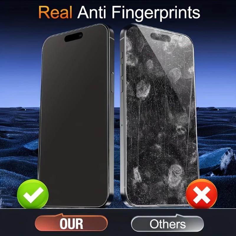Three-Pack Matte Anti-Spy Screen Protector, Enhanced Privacy, Edge Reinforcement, Drop & Scratch Resistant, Bubble-Free, for iPhoneiPhone 17 Pro Max/17 Air/16 Pro Max/16 Plus/15 Pro Max/14/13/12/11/XS/XR Series