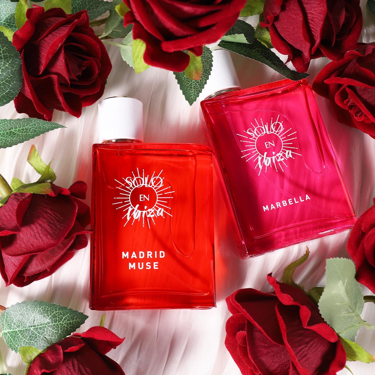 SOLO EN IBIZA 3.4 fl.oz Eau De Parfuma Spray For Men And Women - Long-Lasting Perfume, 4 Different Scent，Perfect For Dating, Daily Life, Parties, Gift Giving Fragrances