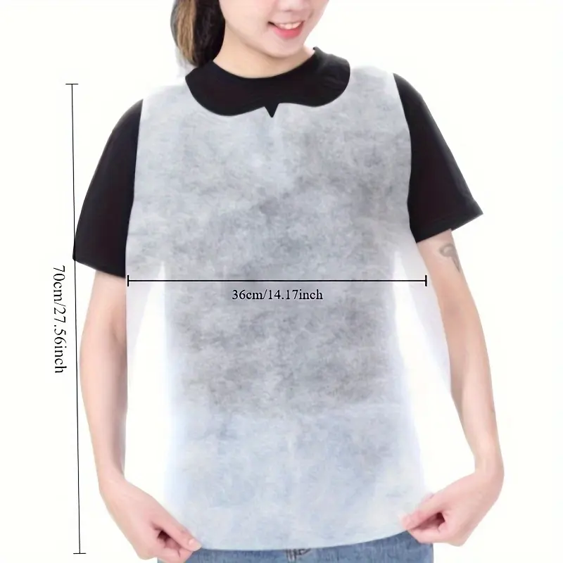 100pcs/Pack Disposable Mixed Aprons, Non- Fabric, Polyester Fiber, Suitable for Hot Pot, Barbecue, And Takeout Use by Customers