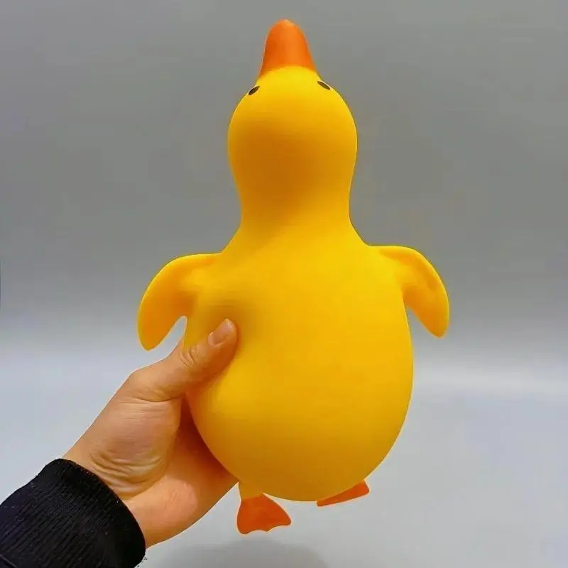 Jumbo Squishy Yellow Duck Fidgets Toys Cute Goose Squeezes Animals Vent Toys Adults Decompression Stretch Toy Friends Best Gift