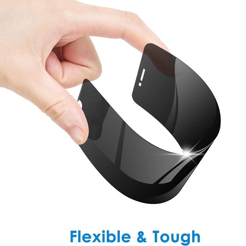 Privacy Screen Protector for iPhone 8 Plus & iPhone 7 Plus, Anti-Spy Protective Tempered Glass Film, 3-Pack, Enhance Privacy Protection, Accessories