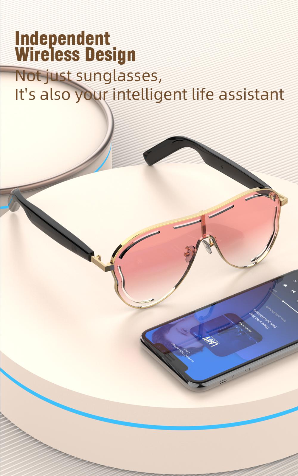 DVKIX Smart Bluetooth 5.4 Sunglasses with Open-Ear Audio Blue Light Blocking UV Protection Waterproof for Outdoor Sports Daily Wear Electronic Gadgets,as a Christmas gift DVKIX Smart Bluetooth 5.4 Sunglasses with Open-Ear Audio Blue Light Blocking UV Protection Waterproof for Outdoor Sports Daily Wear Electronic Gadgets,as a Christmas gift