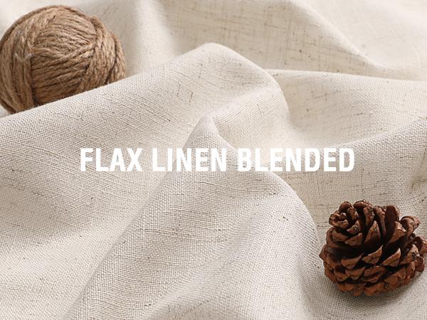 H.VERSAILTEX Extra Long Linen Curtains for Living Room Set of 2 Panels Grommet Drapes Linen Fabric Privacy Curtains for Patio Door