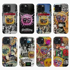 Sublime Phone Case, Sun Logo Art Edition, , Gift for men and women 4Suitable for iPhone 17-11 Pro Max/Plus and  Samsung Galaxy S23-25