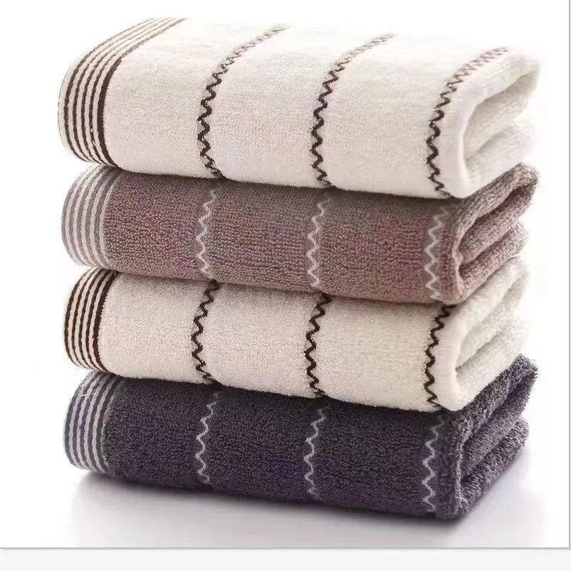 Premium Cotton Face Towel Soft Plush Washcloth, Highly Absorbent Quick Dry Bathroom Towel, Thick Luxury Hand Towel for Daily Skincare, Home Spa, Guest Bathroom, Women Men Family Essentials