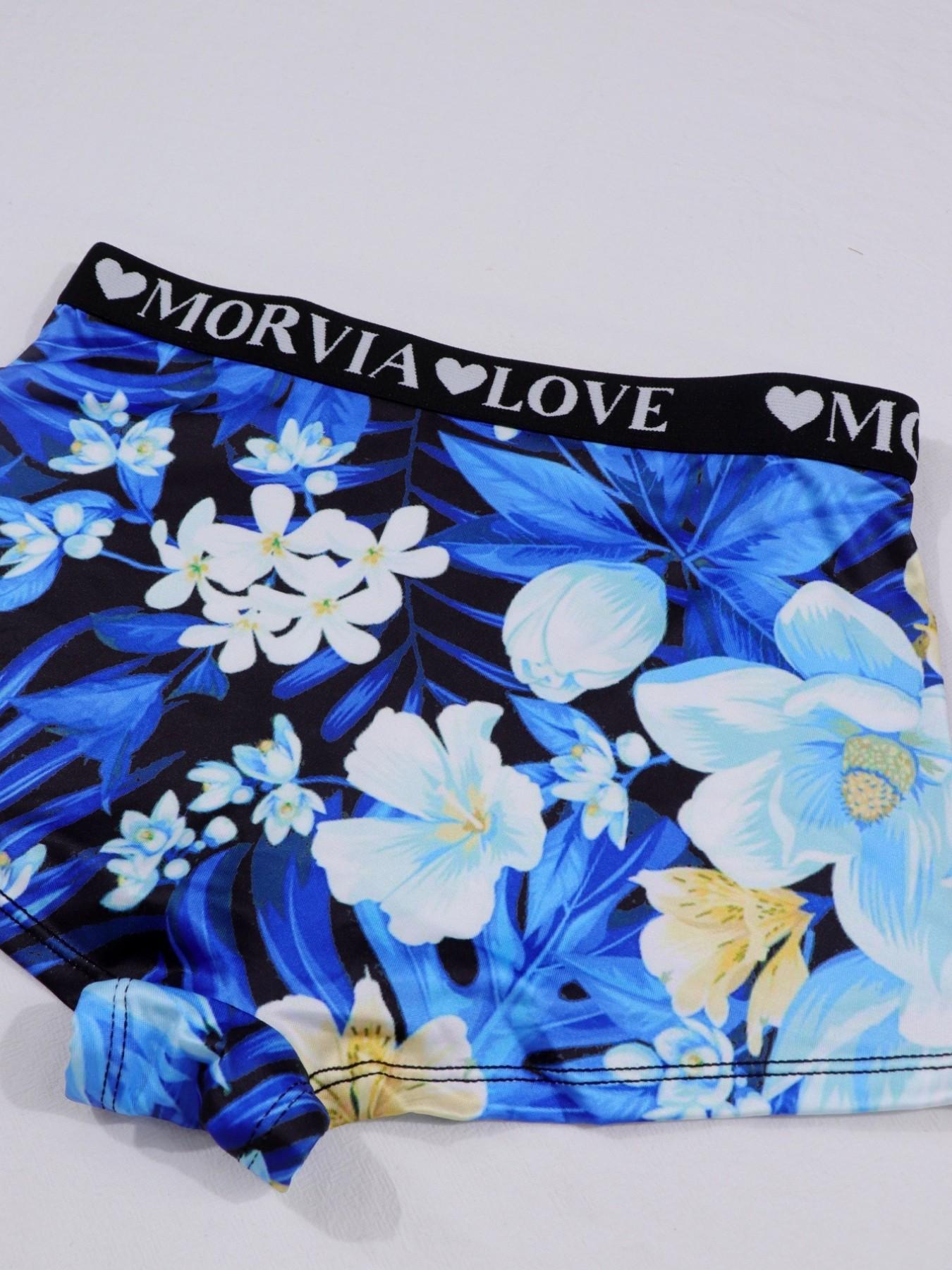 10-Pack Random Women's Cartoon Printed Daily Casual Elastic Knit Underwear Set, Soft Comfortable Fitted Panties, Elastic Waistband, All-Season Wear, Random Blind Box Pack, Soft Stretch Underwear