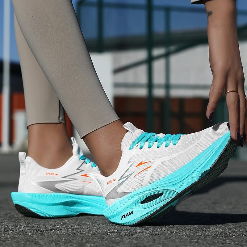 2026 Spring New Couple Running Shoes, Sporty Running Shoes, Lightweight Breathable Mesh Sport Sneakers, Comfortable Textile Casual Shoes for Men and Women