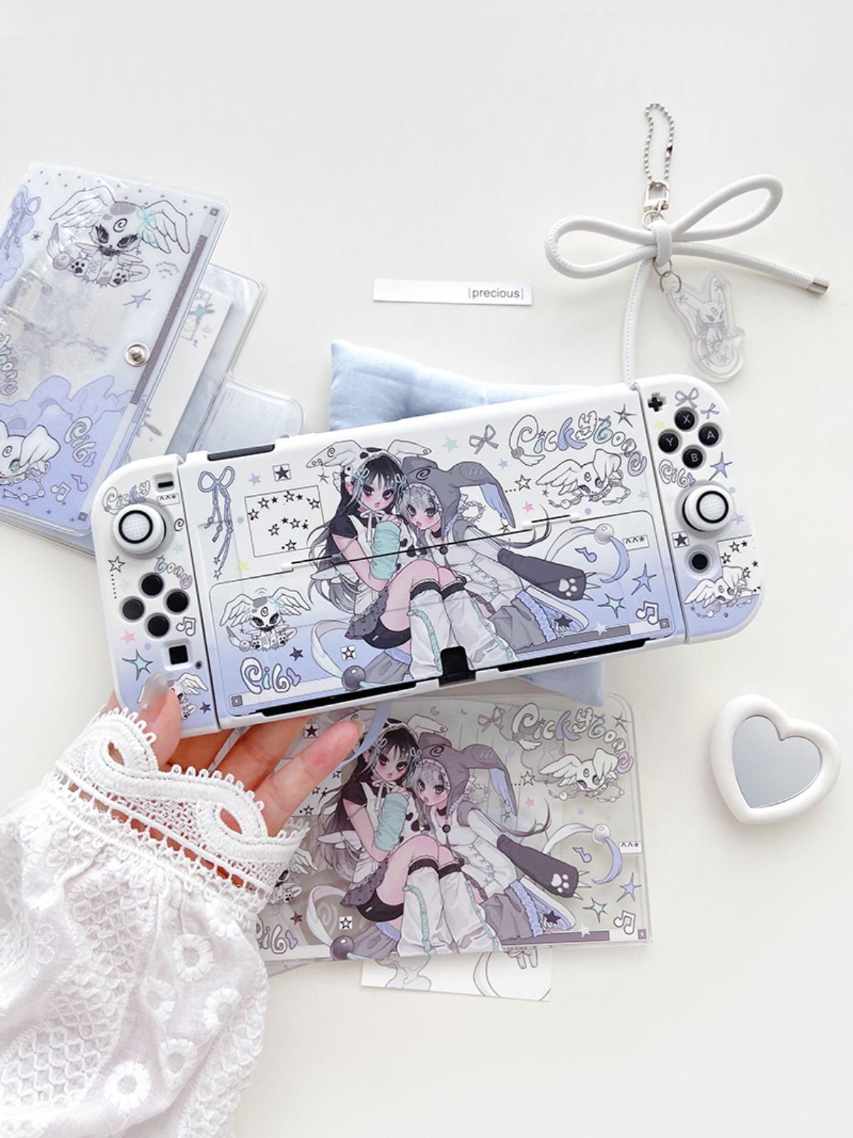 Anime Switch Case for Girl OLED Hard Case for Nintendo Switch2/NS/lite Console Controller Joy-Con Can Be Inserted Into The Dock