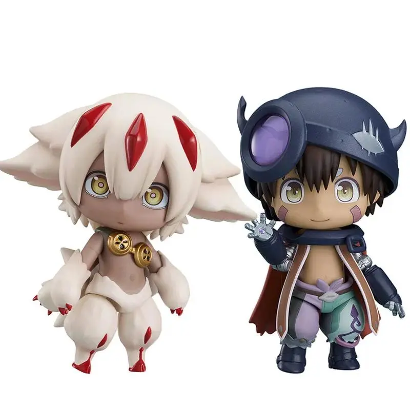 GSC Genuine Nendoroid Made In Abyss Faputa Reg Riko Nanachi Kawaii Cute Anime Action Figures Toys for Boys Girls Kids Gifts