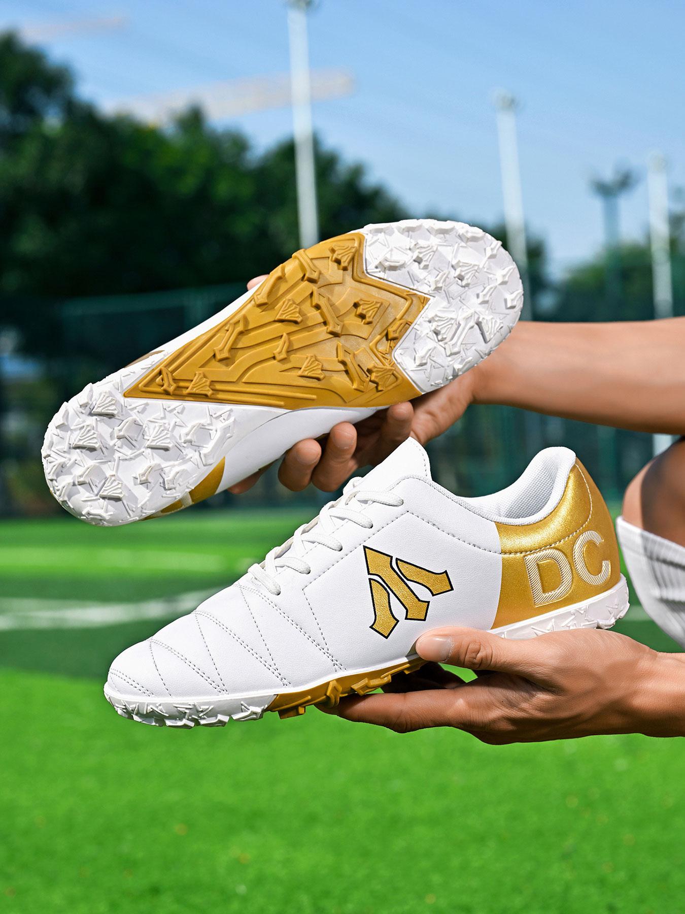 1 Pair Unisex Turf Football Shoes Lightweight Wear-Resistant Flexible Comfortable Heel Support Breathable Lining Multi-Ground Training