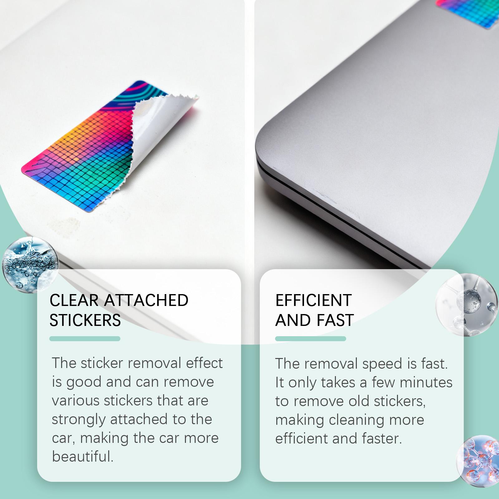 Adhesive Remover Multi-Surface Oil Softening Cleaning Residue Sticker Adhesive Remover, Effective Cleaner for Various Surfaces