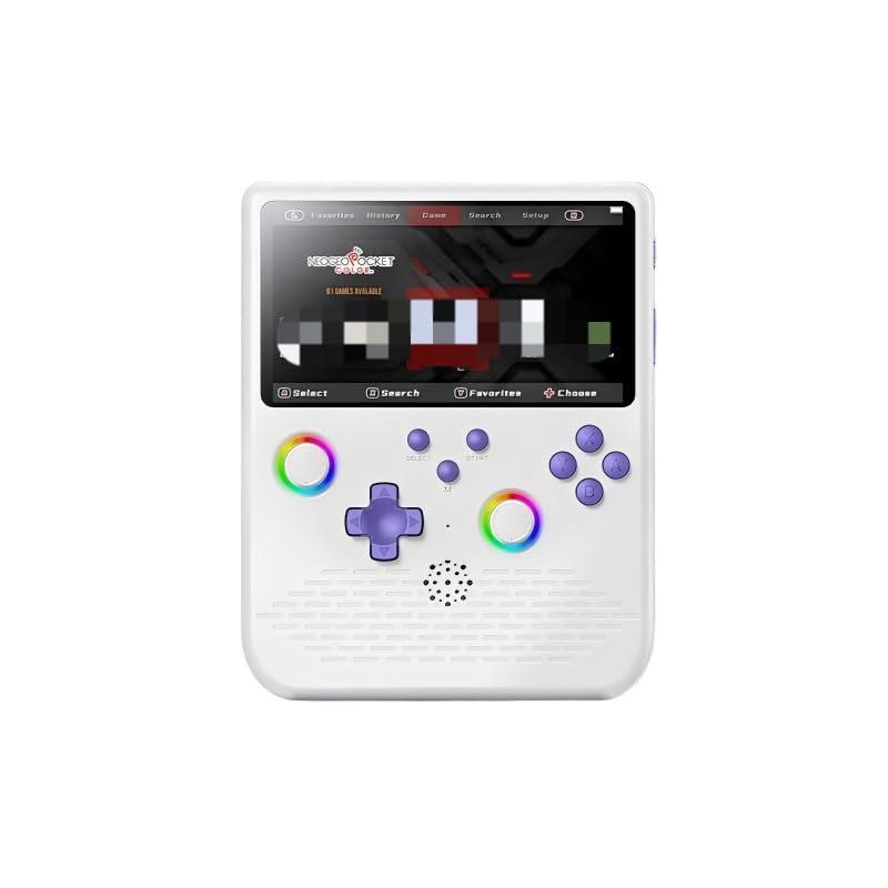 H5 Handheld Game Console, Mini Portable Video Game Machine, 5-Inch IPS Screen, 34+ Mainstream Emulators, 64GB TF Card, Gift for Boyfriend