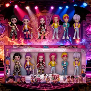 Men's & Women's Blind Box Toy Set, Random Surprise Set, Devil Series Cartoon Desktop Decoration, Car Ornament Gift, Fun Collectible Toys for All Ages