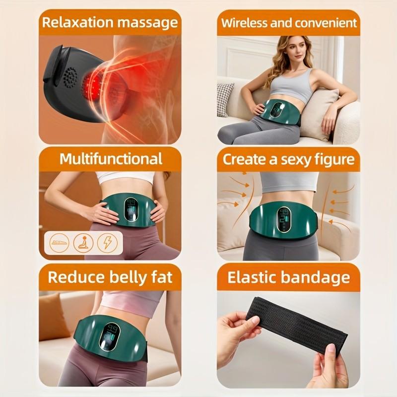 Portable Multifunctional Abdominal Leg Massager, USB Powered Rechargeable Battery, Core Strengthening Waist Slimming Postpartum Recovery Gift, Body Shaping Tool, Body Sculpting Machine