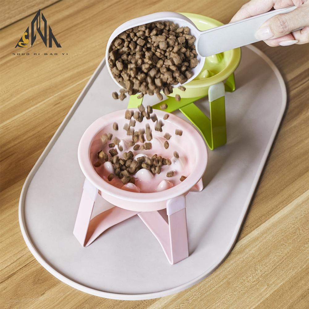 Slow Feed Ceramic Dog Pet Slow Feeder, Cervical Spine Protection, Anti-Choking Cat Bowl, Dog Food Bowl, Cat Food Bowl, Elevated Slow Feeder, Slow Feeder Bowls