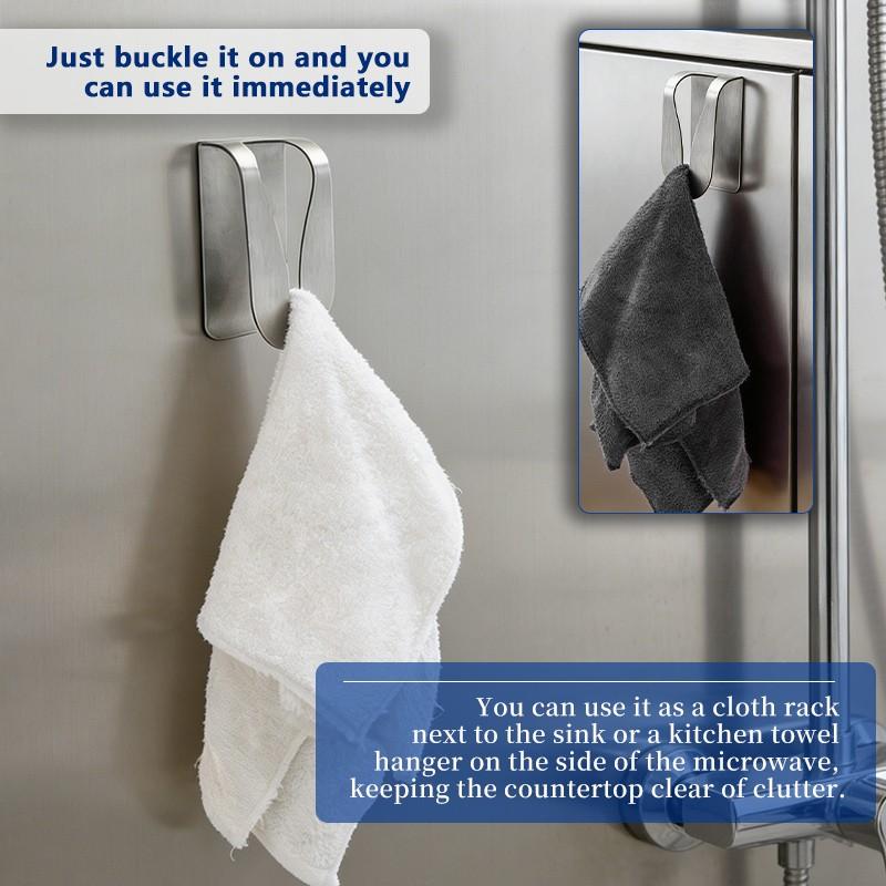 Magnetic Bath Towel Hook, Creative Detachable Magnet Hook for Bathroom and Living Room, Cross-Border Magnetic Towel Holder, Easy Installation