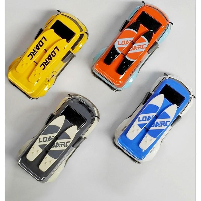 LDARC V64 Desktop Micro RC Car Classic Retro Mini Van 1:64 Scale Full Proportional Control Indoor Racing Toy for Hobbyists