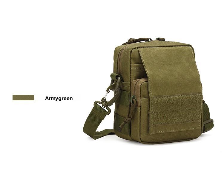 Outdoor Sports Portable Shoulder Small Hanging Bag Casual Military Fan Tactical Fanny Bag Cycling Hiking Messenger Bag