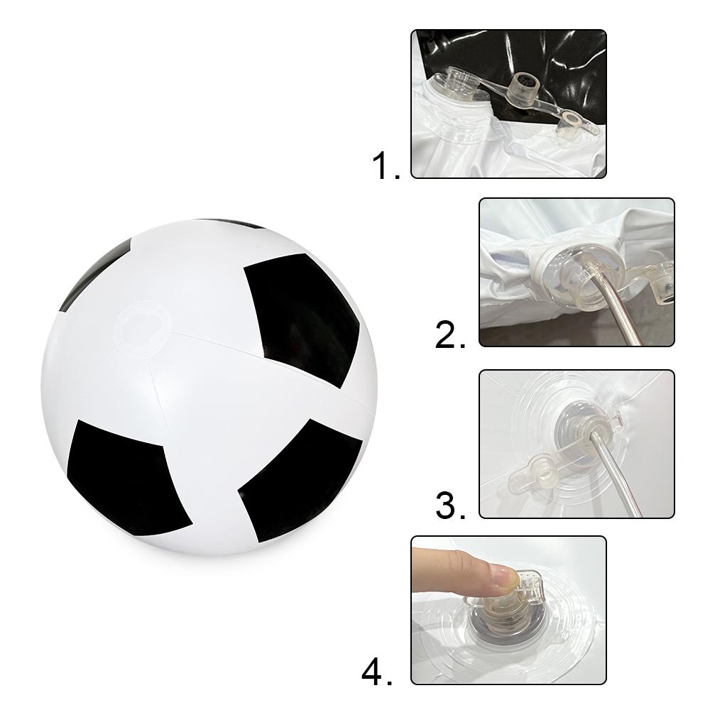 Outdoor Thickened Inflatable Giant Soccer Ball, Large Beach Sports Ball, Pool Party Decor Toy, Kids Playground Game, Water Sport Fun