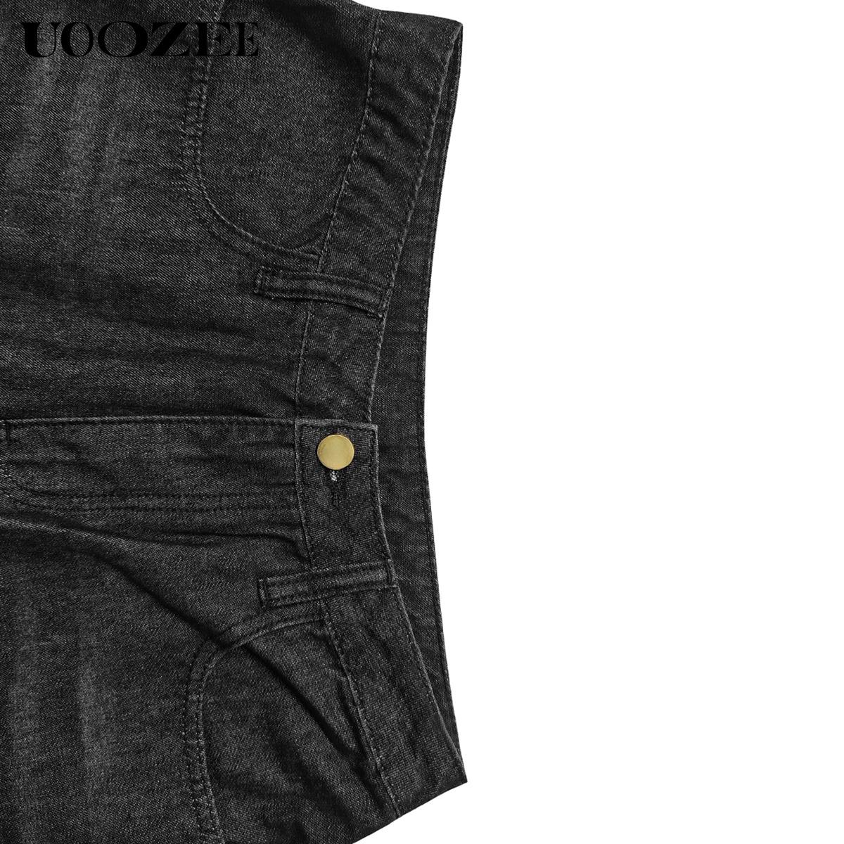 UOOZEE Women's Fall Jeans 2026 Graphic Eyelet Jeans, High-Waist Baggy Wide Leg Statement Denim Bottoms for Festival Looks,back to school shopping, Cropped