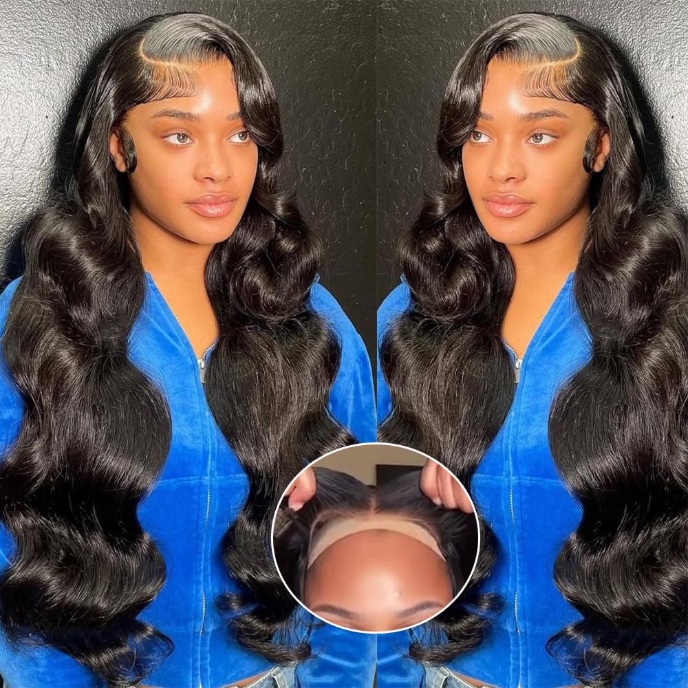 Bling Hair Wear and Go Glueless Human Hair Wigs Pre-cut Lace 7x5 Body Wave/Straight/Deep Wave Human Hair Wigs For Women Ready To Wear TikTokShopBlackFriday