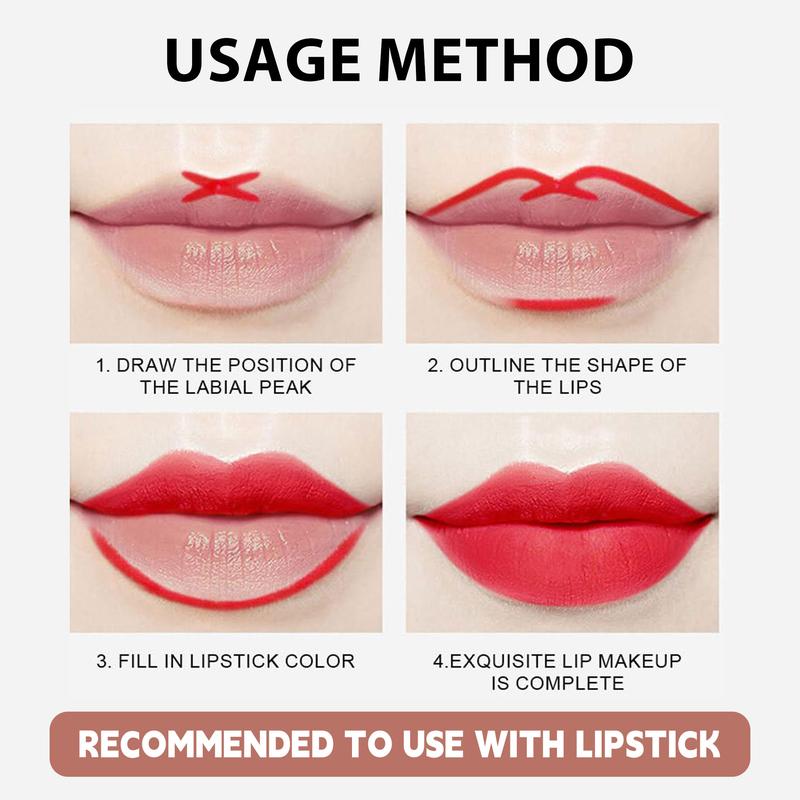 48-Color Matte Set, Lip Liner Kit, Waterproof and Long-Lasting, Easy to Apply for Full Lips, Defines Sexy, Unique Lips in Coffee Shades
