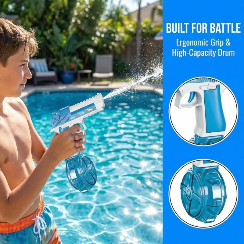 Portable Automatic Electric Water Gun, Handheld Pulse Water Gun, Outdoor Beach Pool Toy, Teen Birthday Gift, Summer Party Toy