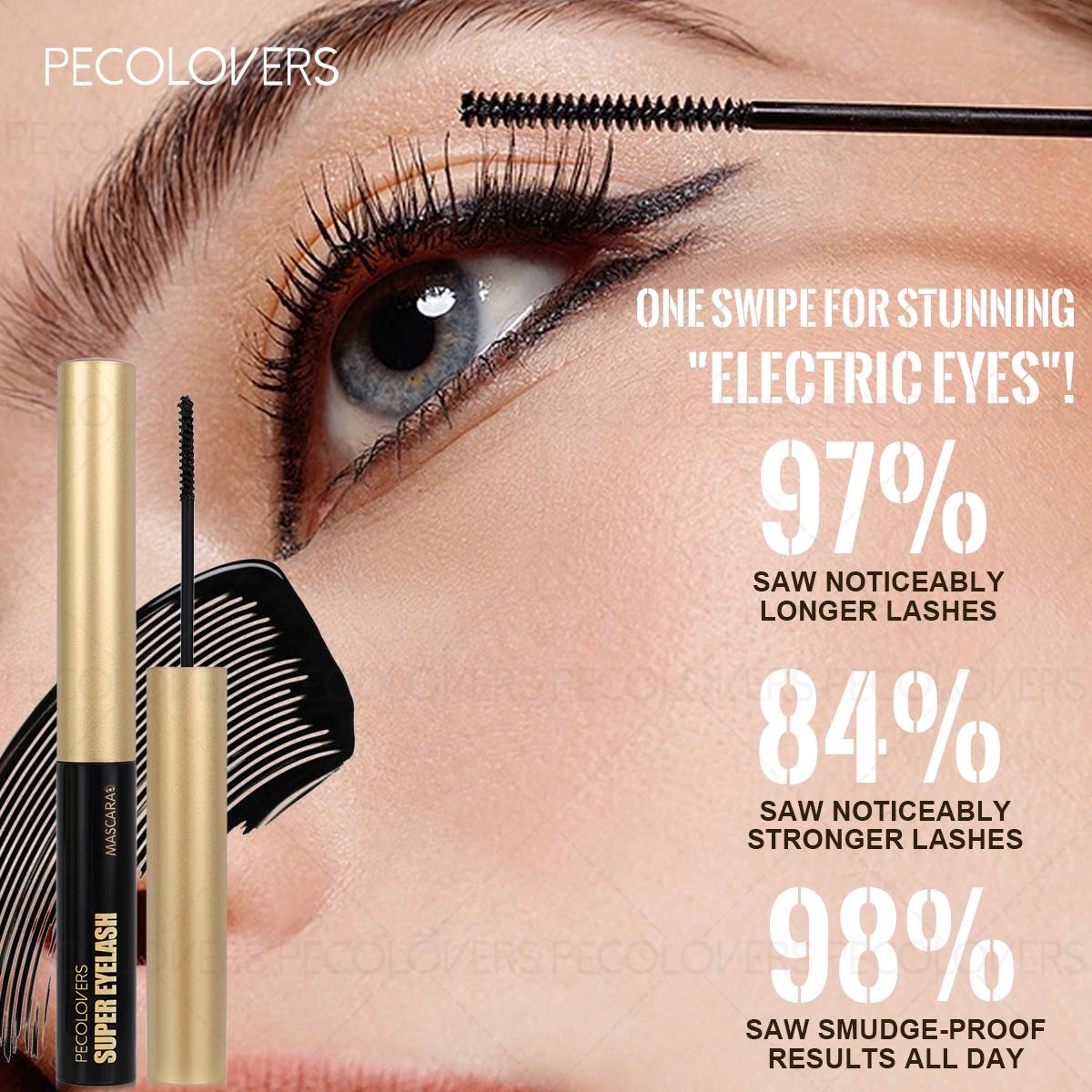 1pc Eyelash Mascara- Chic Metallic Black Exterior, Fiber-Enhanced Extra Long Effect, Curling & Volumizing Dual Action, All-Weather Smudge-Proof Wear, Gentle Application, Perfect for Special Occasions & Daily Glam Look - Waterproof Lengthening Mascara