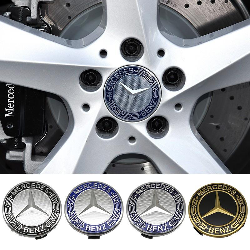 Mercedes-Benz Wheel Center Cap Set (60mm/75mm), Exclusive Brand Logo Design, Scratch-Resistant Durable Decoration, High-Quality Car Accessories