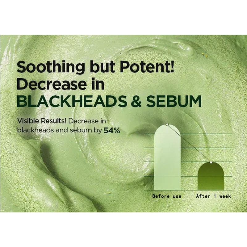 Holy Basil Bubble Deep Mask – Holy Basil & Carbonated Water for Cleansing Pores & Blackheads, Vegan Clay - to - Bubble Wash - Off Mask (90g / 3.17 oz)