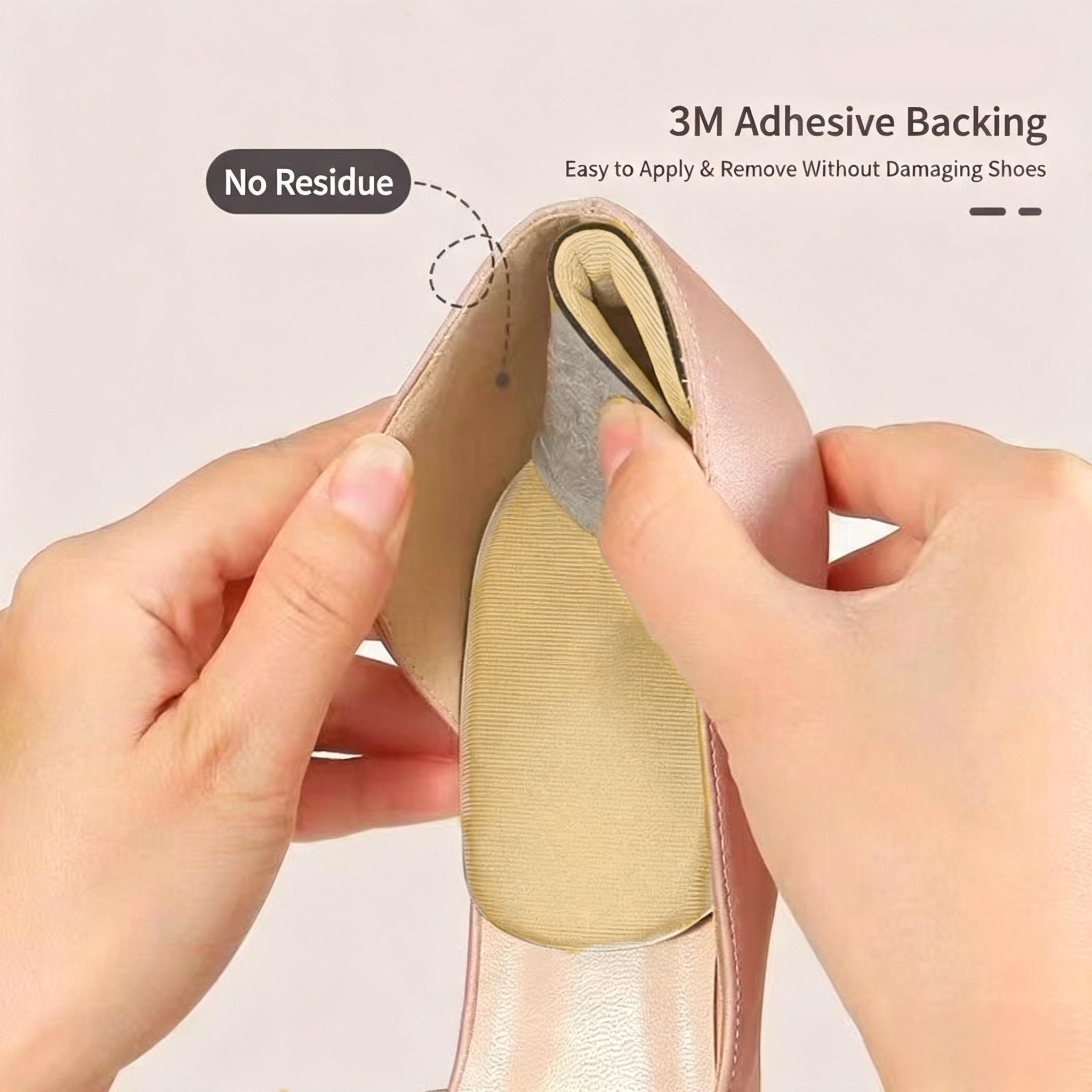 Size Reducing Heel Pads With Double Cushion Heel Protection, Peel Off Without Residue, Foot Care Accessories for Daily Commuting