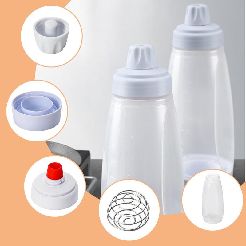 2-Pack Batter Mixer & Dispenser Bottle 33 Oz Silicone Squeeze with BlenderBall for Pancake Cupcake Crepe Making Durable Kitchen Tool Precise Dispensing Smooth Batter 2-Pack Batter Mixer & Dispenser Bottle 33 Oz Silicone Squeeze with BlenderBall for Pancake Cupcake Crepe Making Durable Kitchen Tool Precise Dispensing Smooth Batter