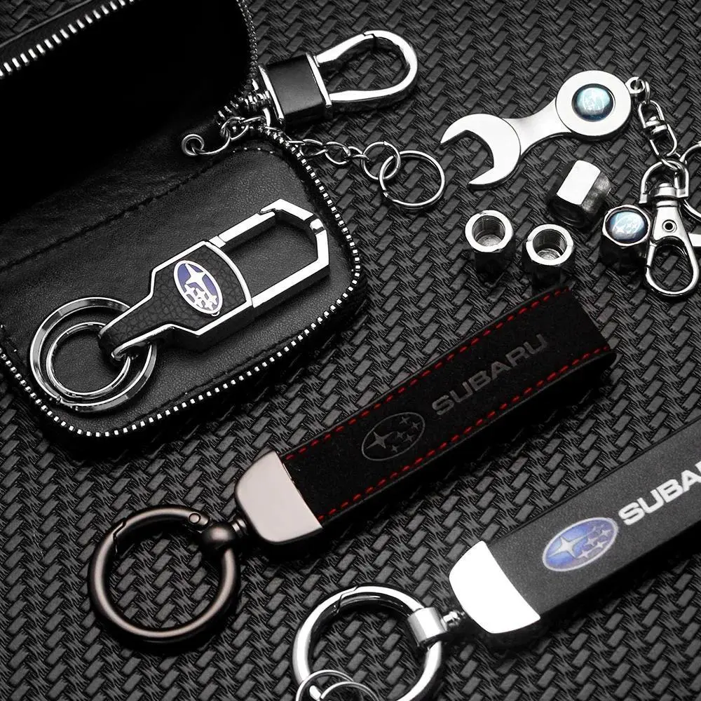 Car Styling Accessories Key Decoration Key Chain Metal Emblem Key Ring for Subaru WRX Impreza Impreza Forester Tribeca XV BRZ