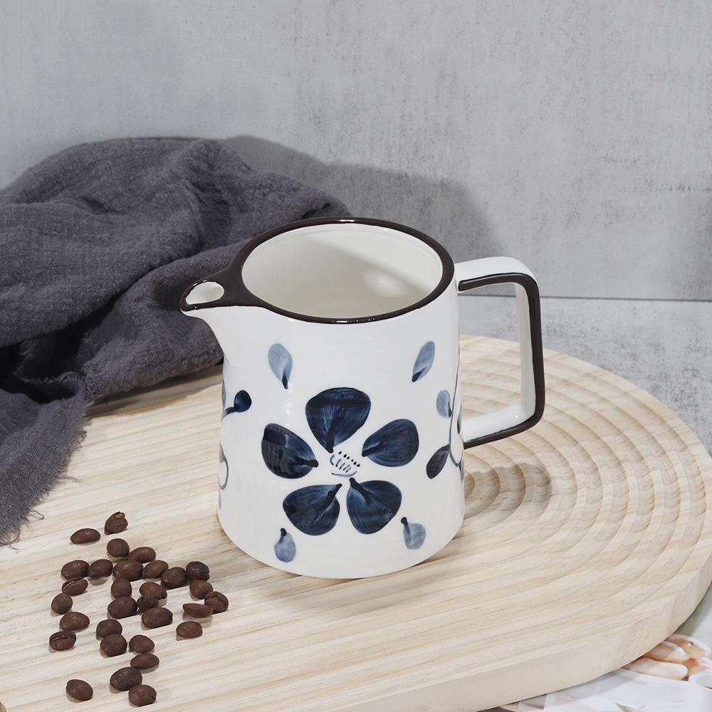 Ceramic V60 Cone Hand Brew Coffee Set Coffee Filter Cup, Hand Painted Japanese Filter Cup Drip Filter