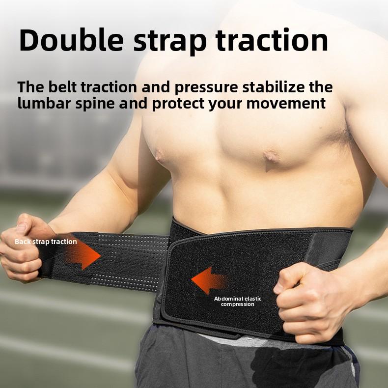 Fitness Sports Waist Belt Support Pressurized Men and Women Waist Support Basketball Squat Weightlifting Waist Protection Twist Core Ab Exercise Machine