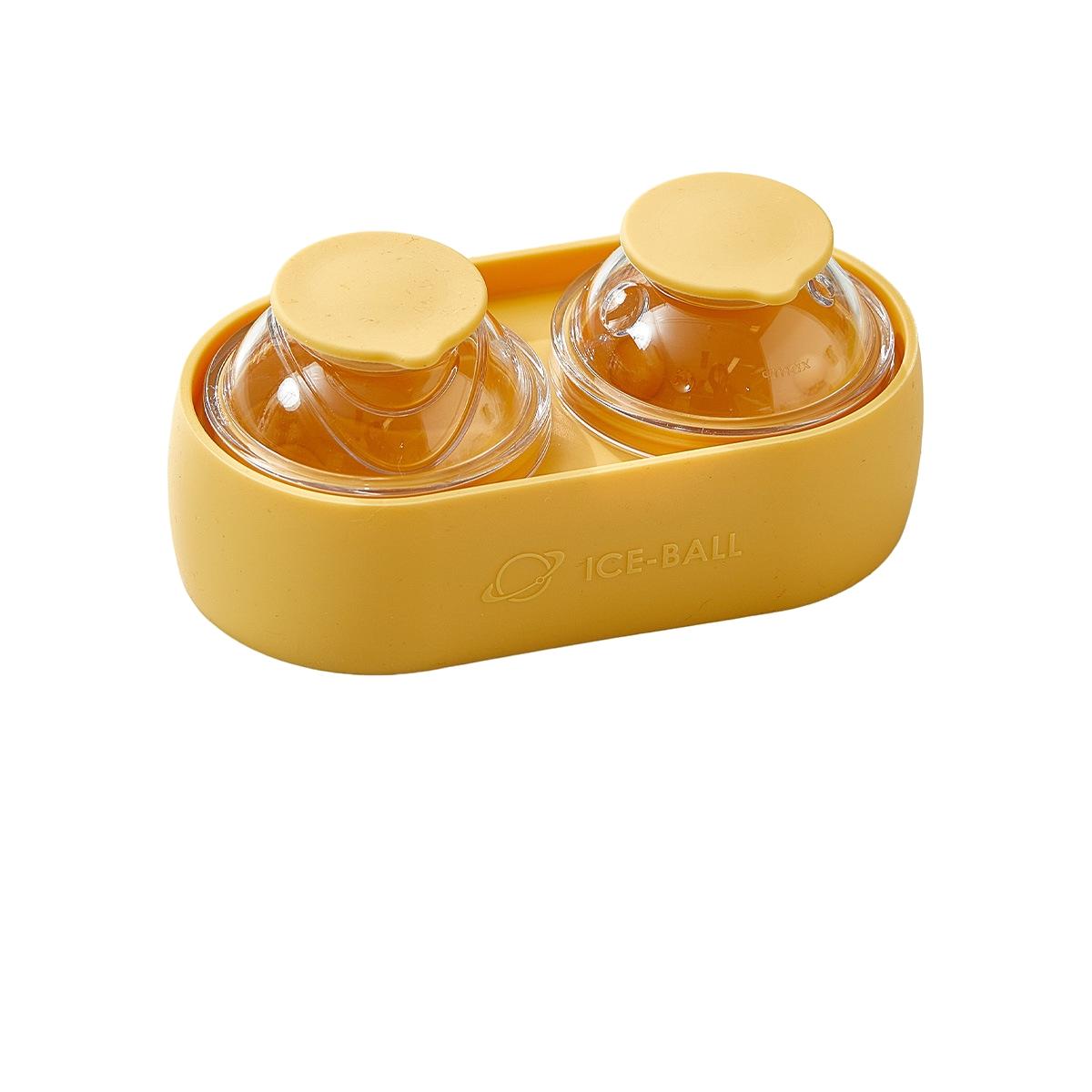 Whiskey Ice Ball Mold, Round Shape Freezer Tray, Silicone Ice Cube Maker, Refrigerator Ice Storage Box, Essential Kitchen Tool