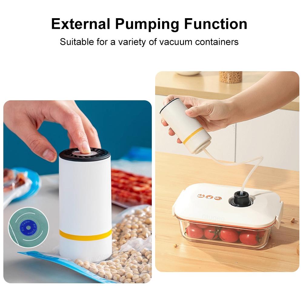 Mini Vacuum Sealer Automatic Vacuum Compression Machine for Food Fresh-Keeping Electric Air Pump Vacuum Storage Packaging Bag Portable Food Sealer
