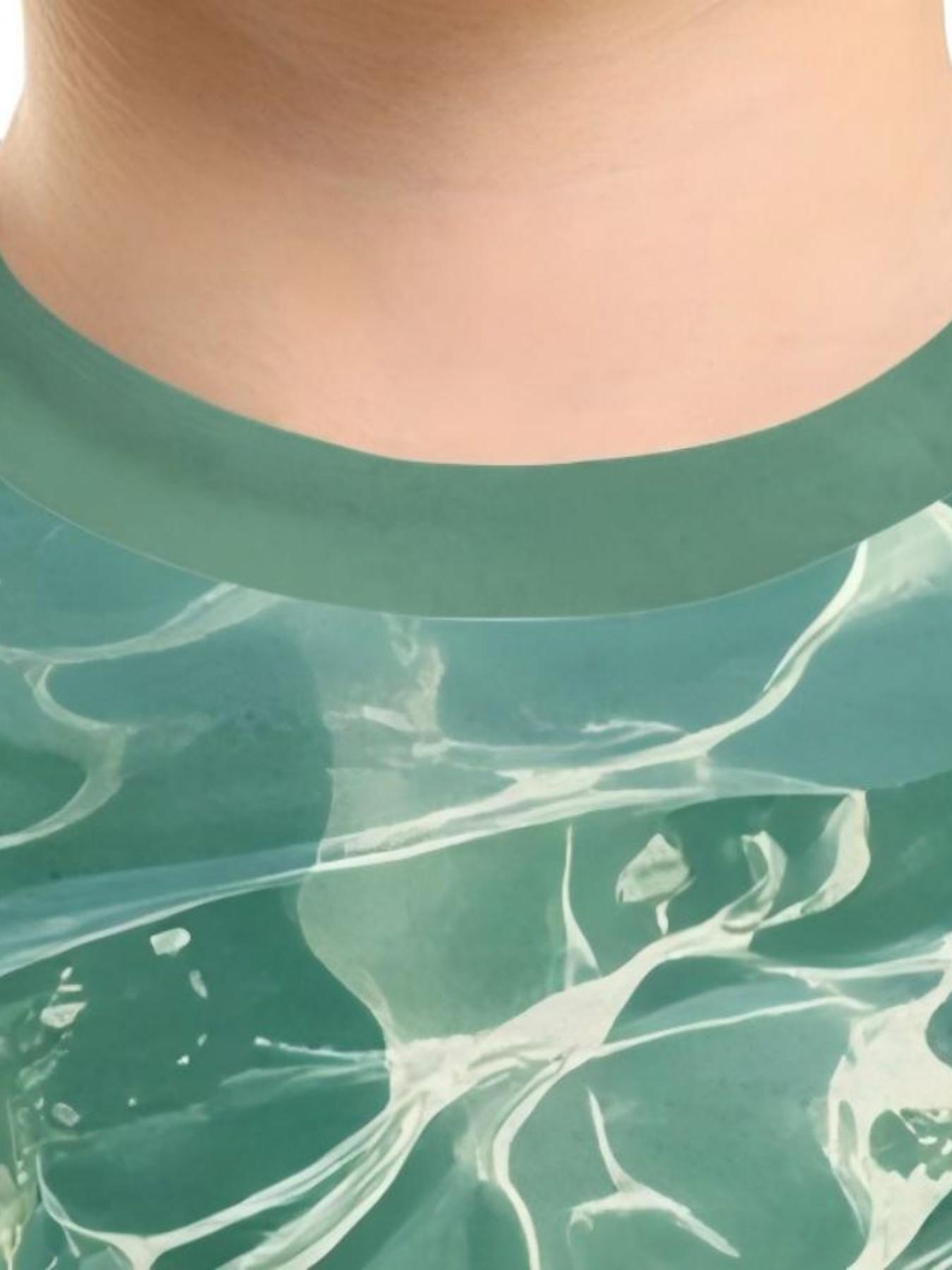 Boys' 3D Turtle Swim Print Short Sleeve T-Shirt, Casual Ocean Style Round Neck, Slim-Fitting Long T-Shirt for Middle School Boys