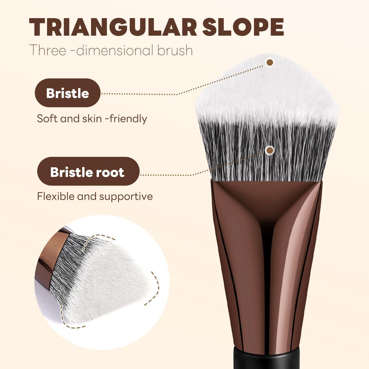 Maange 18-Piece Makeup Tool Set, Includes 17 Brushes + Brush Holder, Foundation Brush, Blush Brush, Powder Brush, Highlighter Brush, Eyeshadow Brush, Mascara Brush